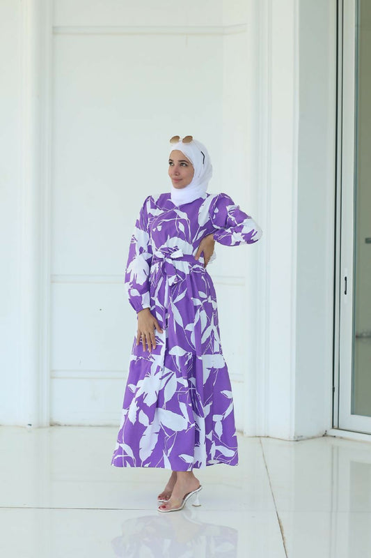 Bella Shop Women's Purple Boblin Dress