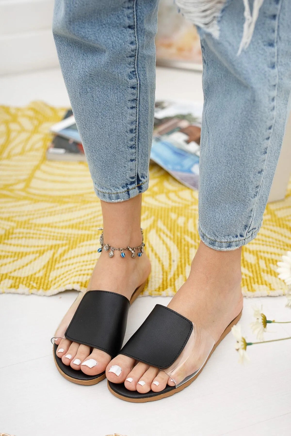 Modafırsat Women's Transparent Slippers