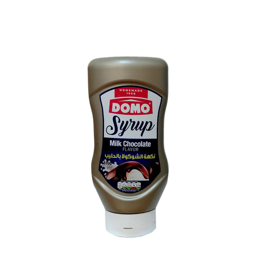 Domo Syrup Milk Chocolate Flavor 610 g دومو شراب بنكهة الشوكولا بالحليب 610 غرام