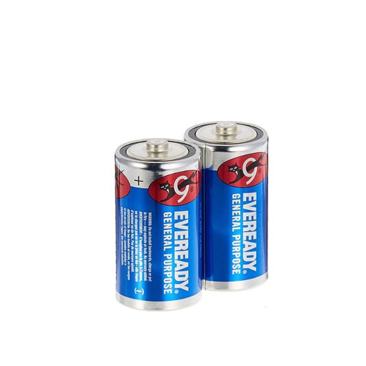 Eveready Battery  D Size 1.5 V  2 PCS  افريدي بطارية 1.5 فولت