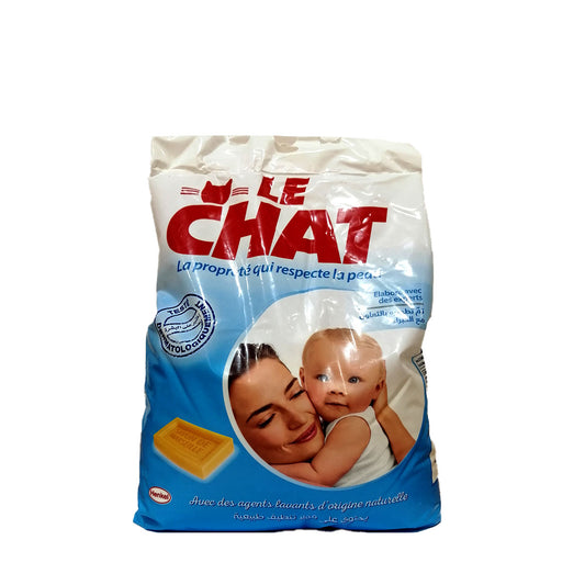 Le Chat La Proprete qui rspecte la Peau 4KG لي شات مسحوق غسيل دوا غسيل