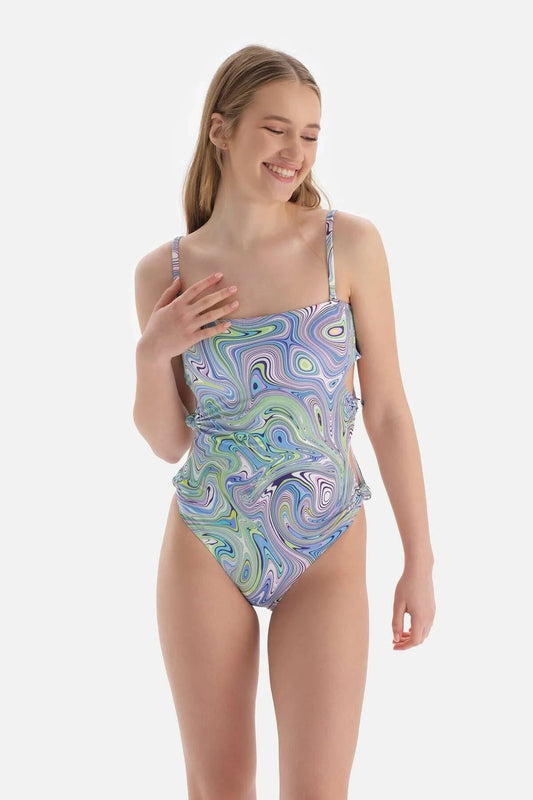 Dagi Women's Lila - Green Strapless Swimsuits