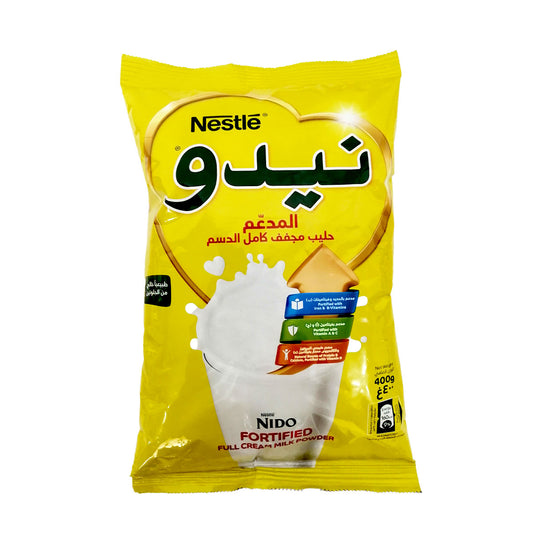 Nido Fortified Fill Cream Milk Powder 400 g نيدو المدعم حليب مجفف كامل الدسم
