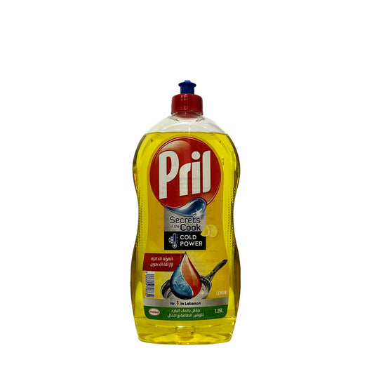 Pril  Dishwashing Liquid Cold Power Lemon Flavor   بريل سائل غسيل الصحون بنكهة الليمون