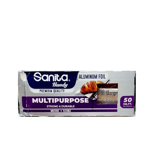 Sanita Handy Aluminum Foil Quality 25 SQ.FT سانيتا هاندي ورق ألومنيوم