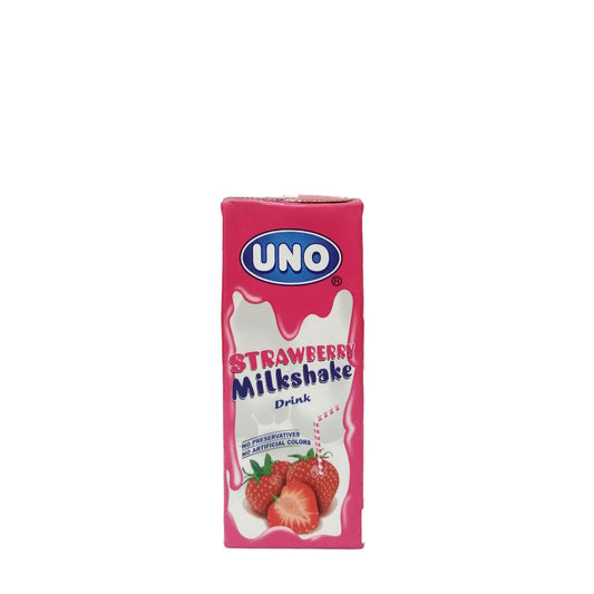Uno StrawBerry Milkshake Drink 180 ml