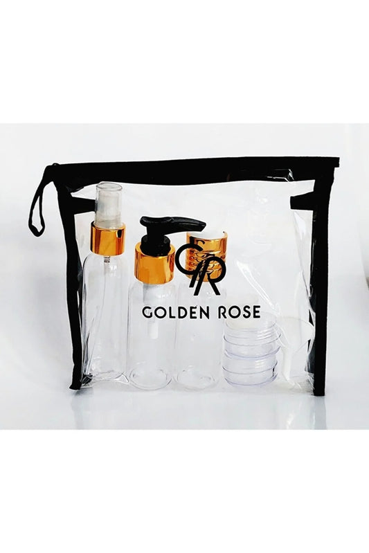 Golden Rose Travel Set 5 pieces Makeup Bag