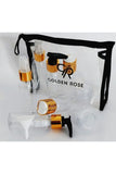Golden Rose Travel Set 5 pieces Makeup Bag