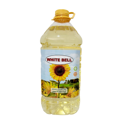 White Bell Sunflower Oil 5 L  وايت بيل زيت دوار الشمس