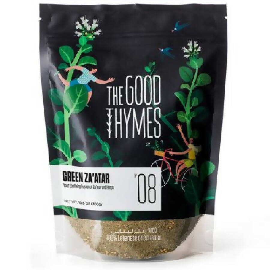 The Good Thymes 100% Fresh "Green Za'atar Mix" Bag 300G
