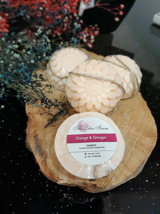 The Lilac Foam's Handmade Loofah soap