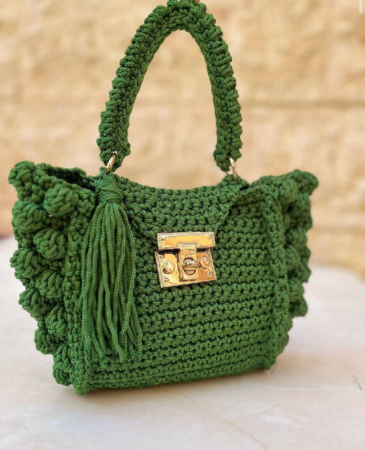 Crochet By Mona Handmade Mini Bag
