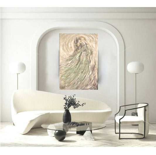 Jamilee Artworks Handmade Abstract Mother Nature painting 120*80 cm