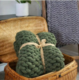 Khayet W Tara Handmade Chunky Knit Finger Blankets