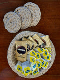 Angies Embroidery Handmade Crochet Basket