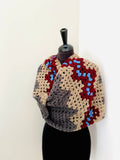 Roudainas Art Crochet Shawl Anthracite Grey