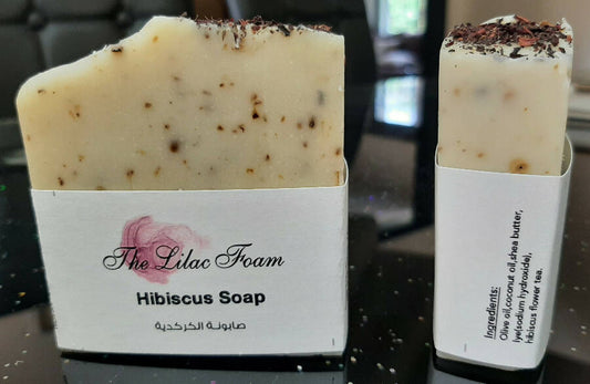 The Lilac Foam's Handmade Hibiscus Soap