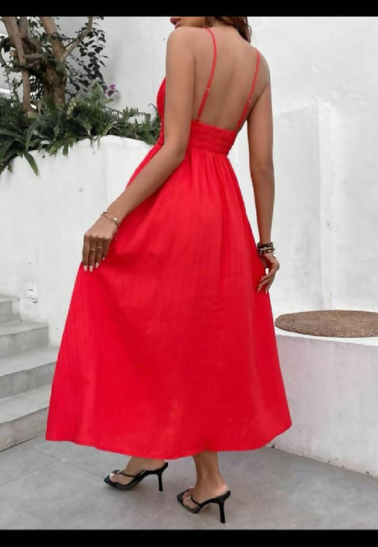 Fashion Beauty Style 7 Red Summer Long Dress For women