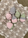 Roudainas Art Crochet Easter Eggs Pastel