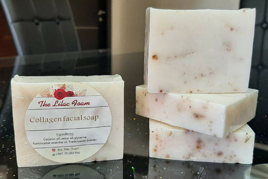 The Lilac Foam's Collagen Facial Soap