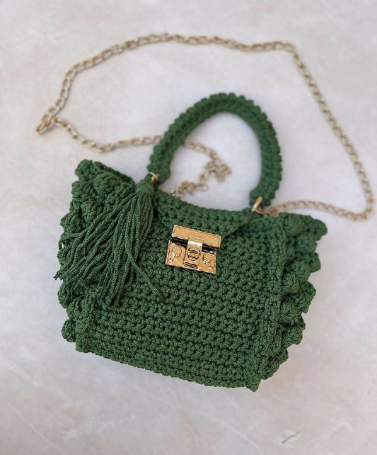 Crochet By Mona Handmade Mini Bag