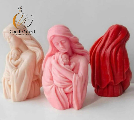 Candle World Handmade Virgin Mary Candle