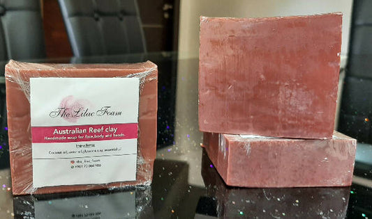 The Lilac Foam Australian Reef Clay Soap