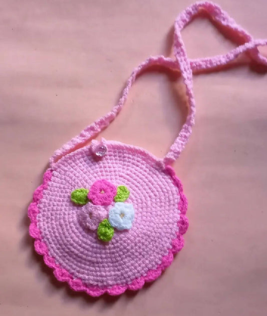 Classy Handmade Touch Crochet Girl Sac
