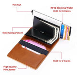 Coco Leather Men RFID Leather wallet 0.18kg