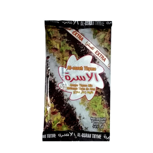 Al Osrah Thyme Extra 400 g الاسرة خليط زعتر محوج اكسترا