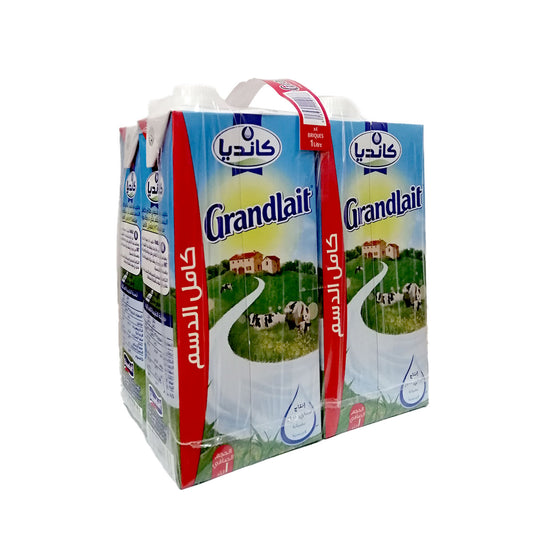 Candia GrandLait 1 L كانديا غراندلايت حليب بقر كامل الدسم