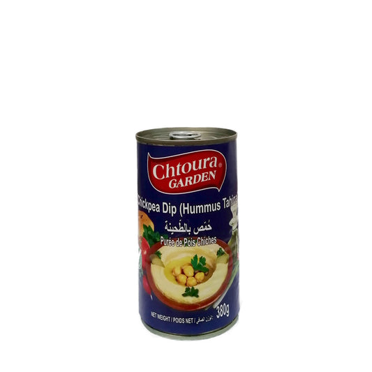 Chtoura Garden Chiclpea Dip Hummus Tahina 380 g حدائق شتورة حمص بالطحينة