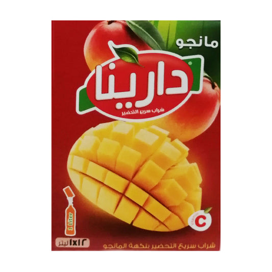 Darina Instant Drink 12*1 L  عصير صناعي سريع التحضير بنكهة المانجو