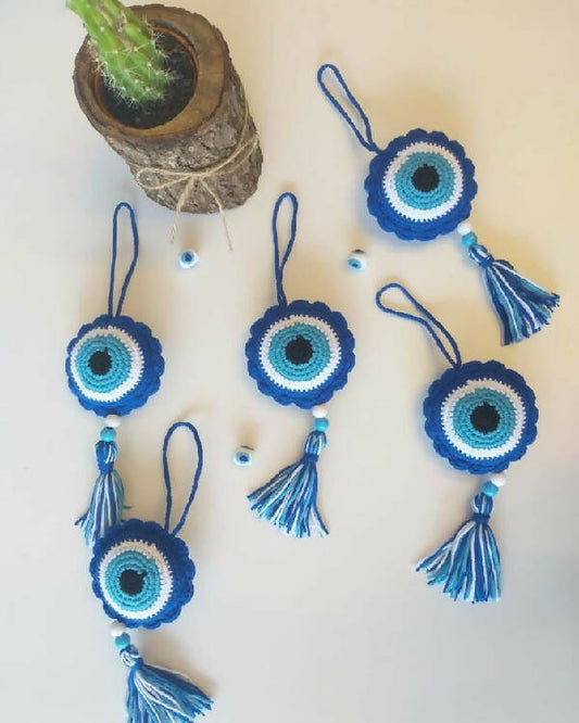Classy Handmade Touch Handmade Crochet Evil Eye 1 piece