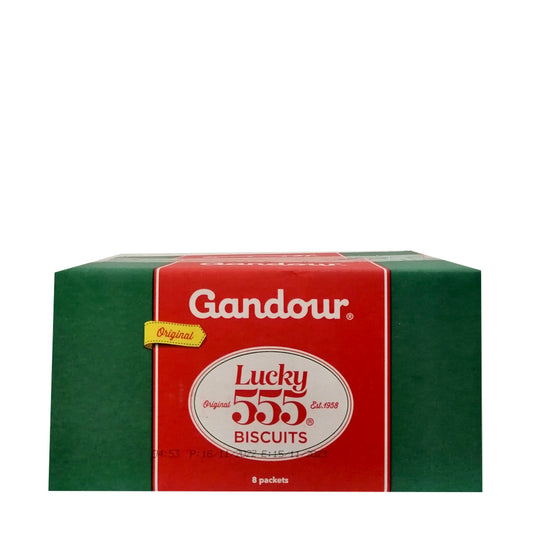 Ghandour Lucky 555 Biscuits 8 Packets غندور لاكي بسكويت