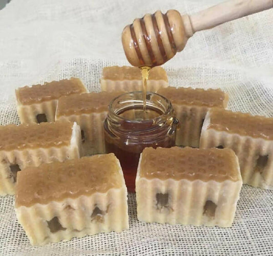 Glow & GO Handmade Face Soap Organic Honey & Milk Soap 100g