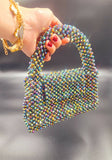 Lulua Stitches Handmade Aurora Crystal Bag