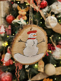ArtVibes Hand Painted Christmas Wood Ornament (per piece)