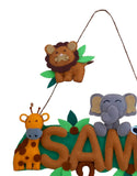 Crenay Handmade Safari Wall Name Hanger 30cm x 20cm