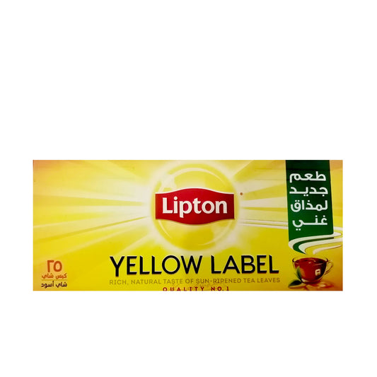 Lipton Yellow Label Black Tea لبتون العلامة الصفراء شاي أسود