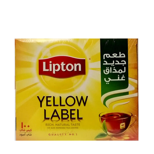 Lipton Yellow Label Black Tea لبتون العلامة الصفراء شاي أسود