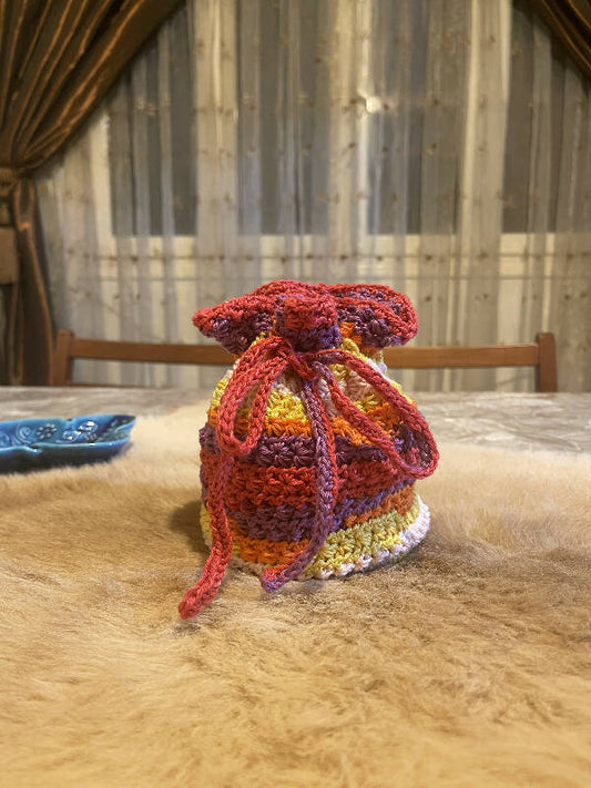 It's So Yarn Handmade Crochet Makeup Pouch
