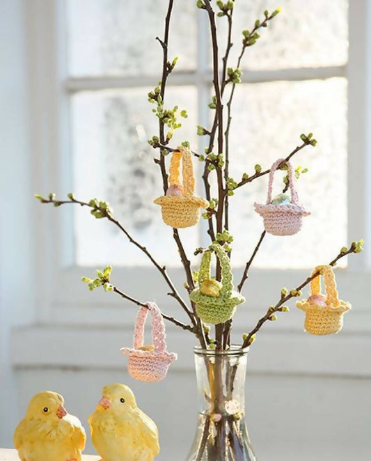 Classy Handmade Touch Crochet Easter Decorations Baskets
