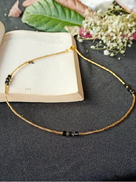 Handmade by Faten Golden Necklace
