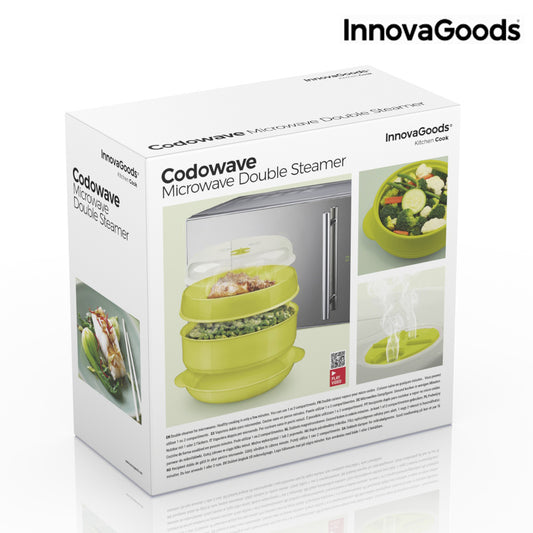 InnovaGoods Fresh Microwave Double Steamer