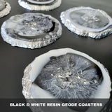 karoun's Geode Resin Coasters