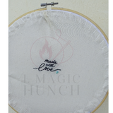 L Magic Hunch Handmade Embroidery Hoop 27cm
