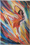 Vero Dance of Flames Acrylic Painting (40 x 60 cm)