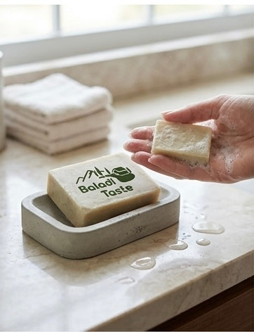 Savon au Miel & à l’Avoine au Lait de Chèvre Saanen | Savon Naturel Artisanal – Baladi Taste
