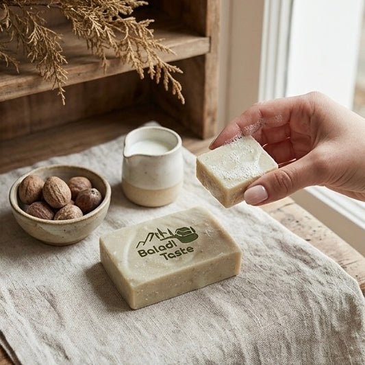 Savon au lait de chèvre avec beurre de karité | Soin naturel pour peau sensible